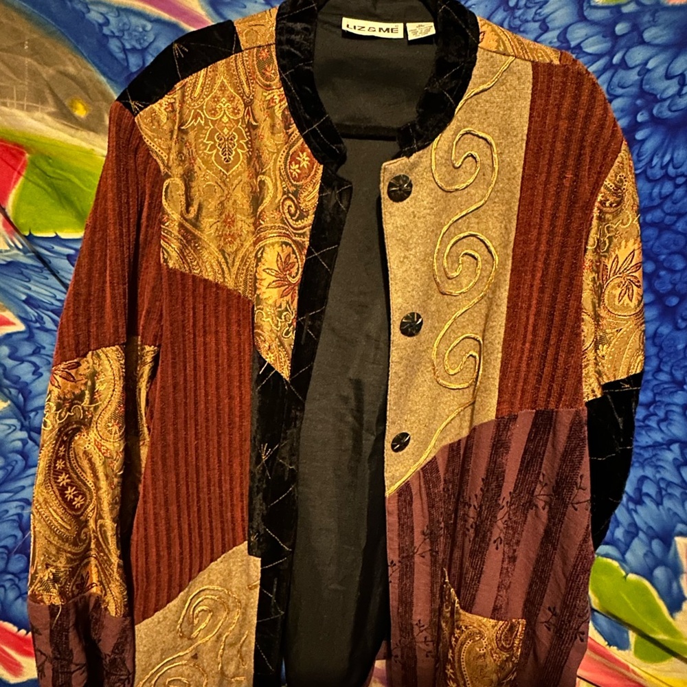 Liz&Me fall patchwork jacket